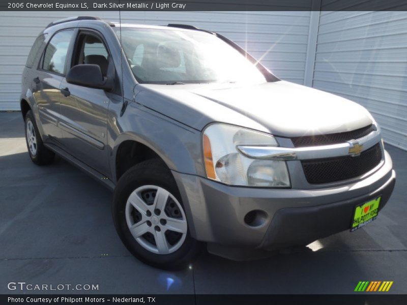 Dark Silver Metallic / Light Gray 2006 Chevrolet Equinox LS