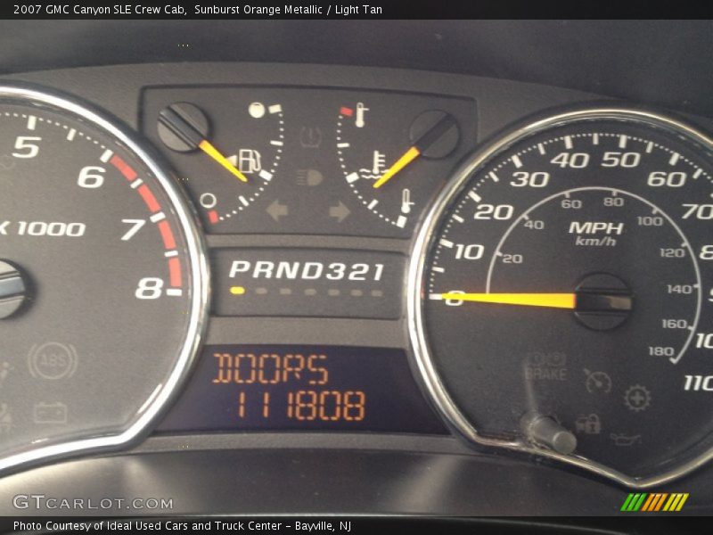 Sunburst Orange Metallic / Light Tan 2007 GMC Canyon SLE Crew Cab