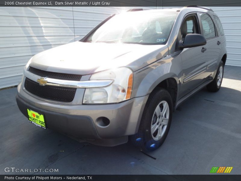 Dark Silver Metallic / Light Gray 2006 Chevrolet Equinox LS