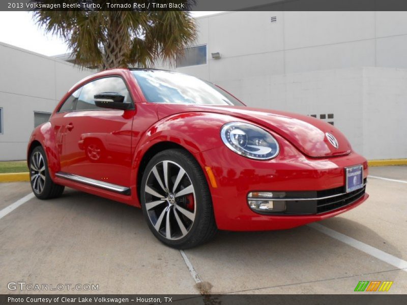 Tornado Red / Titan Black 2013 Volkswagen Beetle Turbo