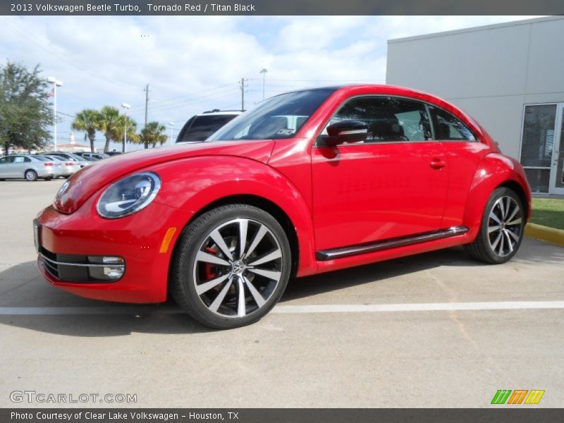 Tornado Red / Titan Black 2013 Volkswagen Beetle Turbo