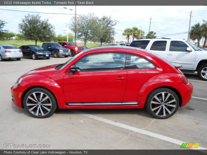 Tornado Red / Titan Black 2013 Volkswagen Beetle Turbo