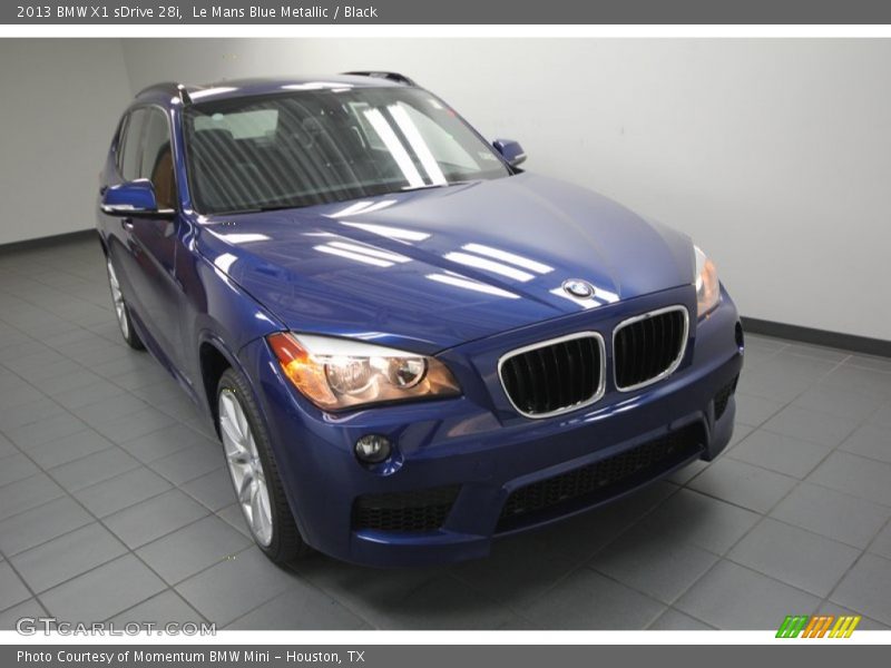 Le Mans Blue Metallic / Black 2013 BMW X1 sDrive 28i