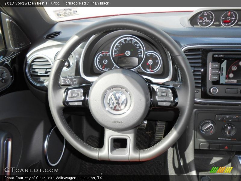 Tornado Red / Titan Black 2013 Volkswagen Beetle Turbo