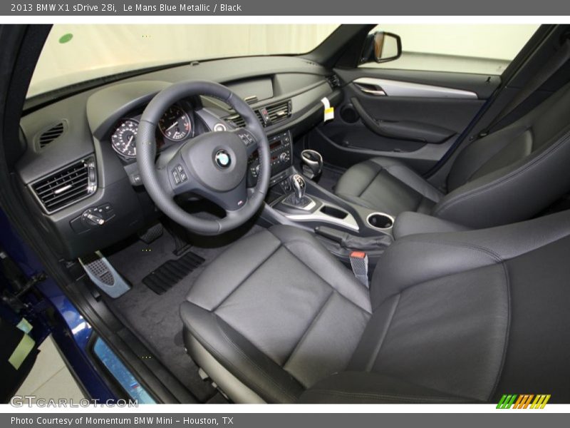 Black Interior - 2013 X1 sDrive 28i 
