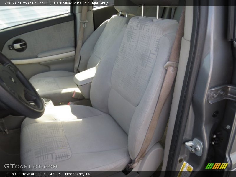 Dark Silver Metallic / Light Gray 2006 Chevrolet Equinox LS