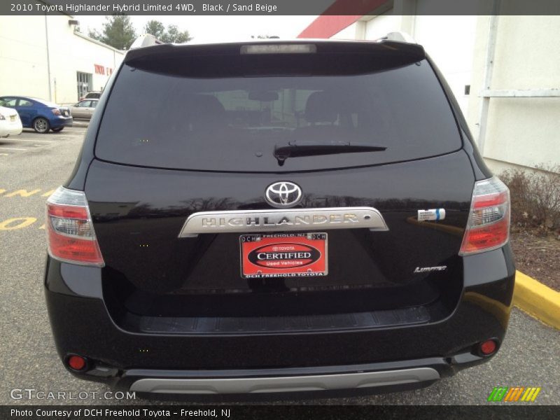 Black / Sand Beige 2010 Toyota Highlander Hybrid Limited 4WD