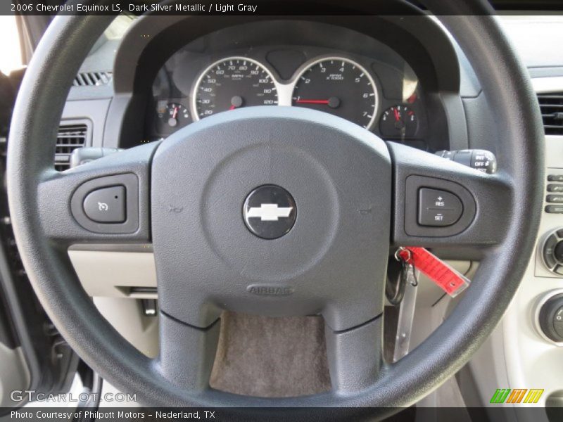 Dark Silver Metallic / Light Gray 2006 Chevrolet Equinox LS