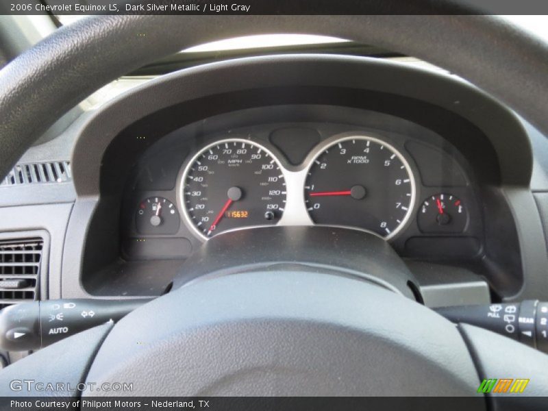 Dark Silver Metallic / Light Gray 2006 Chevrolet Equinox LS