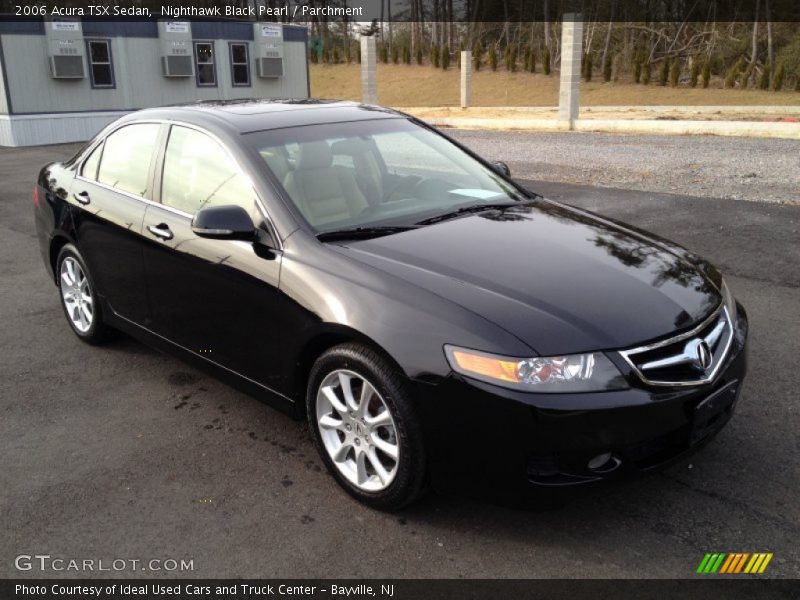 Nighthawk Black Pearl / Parchment 2006 Acura TSX Sedan