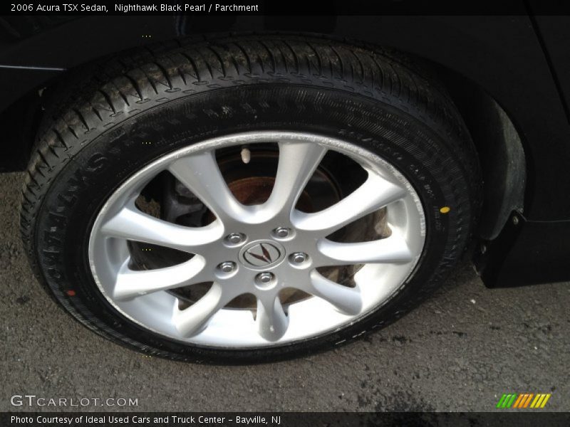 Nighthawk Black Pearl / Parchment 2006 Acura TSX Sedan