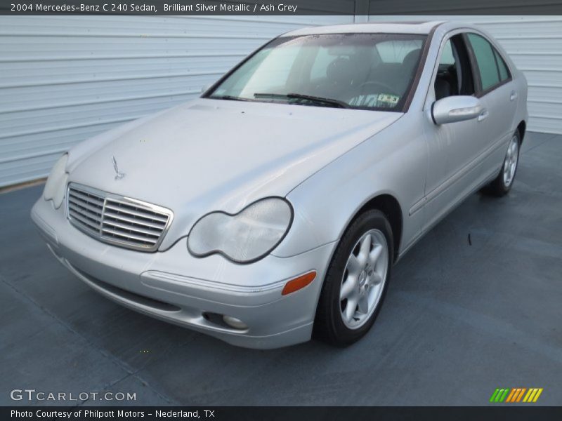 Brilliant Silver Metallic / Ash Grey 2004 Mercedes-Benz C 240 Sedan