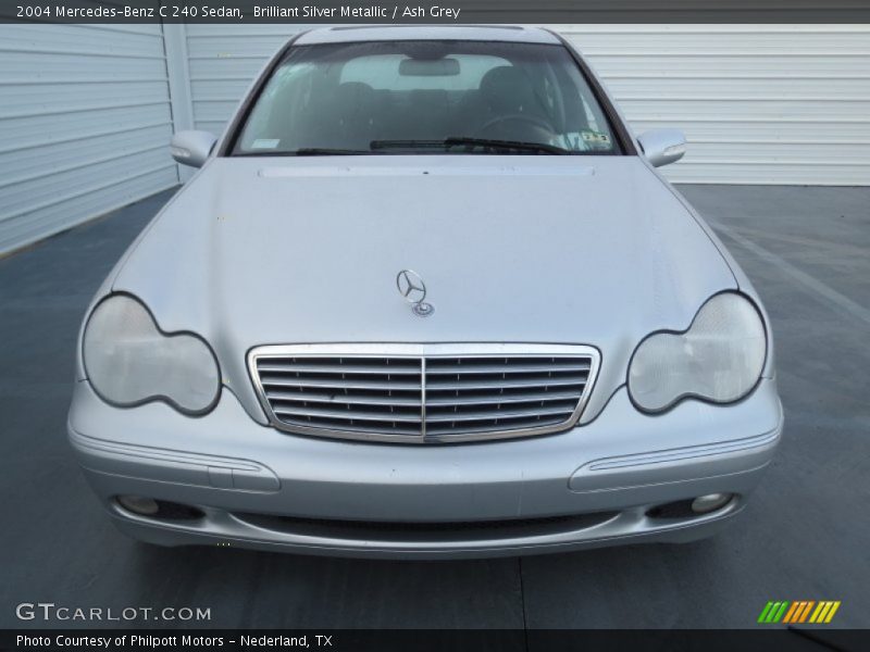 Brilliant Silver Metallic / Ash Grey 2004 Mercedes-Benz C 240 Sedan