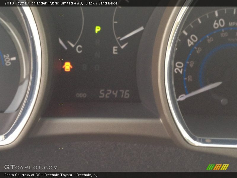 Black / Sand Beige 2010 Toyota Highlander Hybrid Limited 4WD