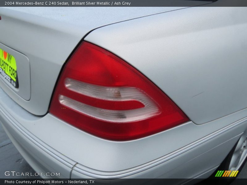 Brilliant Silver Metallic / Ash Grey 2004 Mercedes-Benz C 240 Sedan