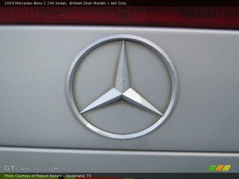 Brilliant Silver Metallic / Ash Grey 2004 Mercedes-Benz C 240 Sedan