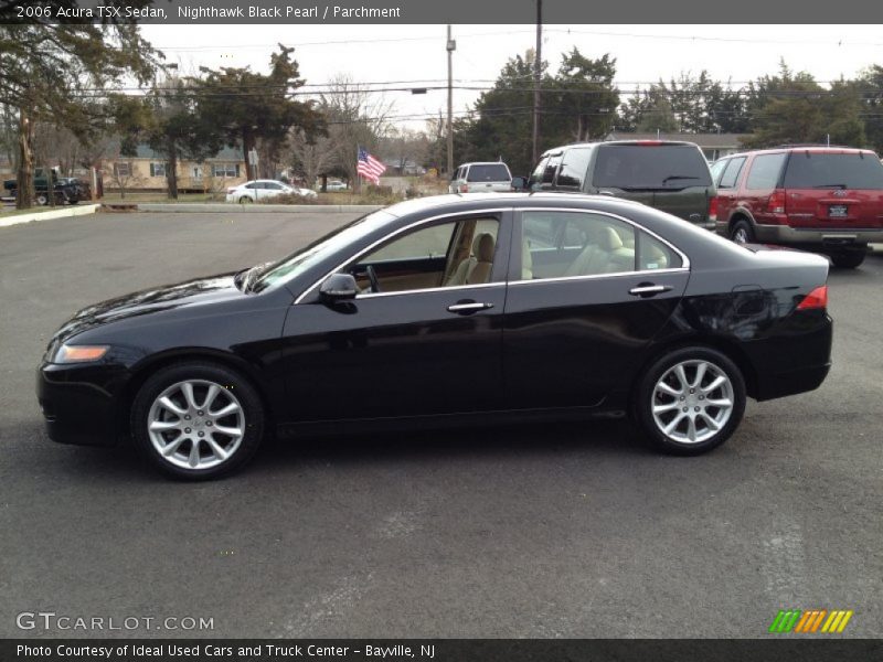 Nighthawk Black Pearl / Parchment 2006 Acura TSX Sedan