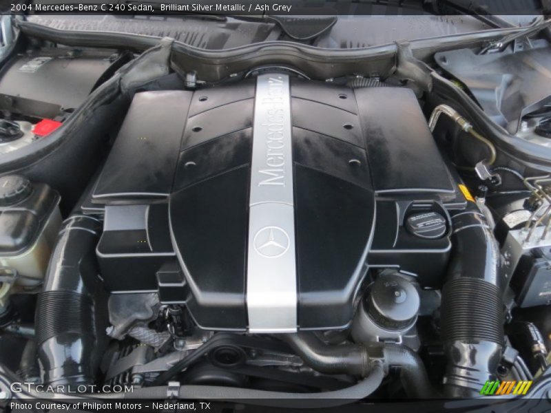 Brilliant Silver Metallic / Ash Grey 2004 Mercedes-Benz C 240 Sedan