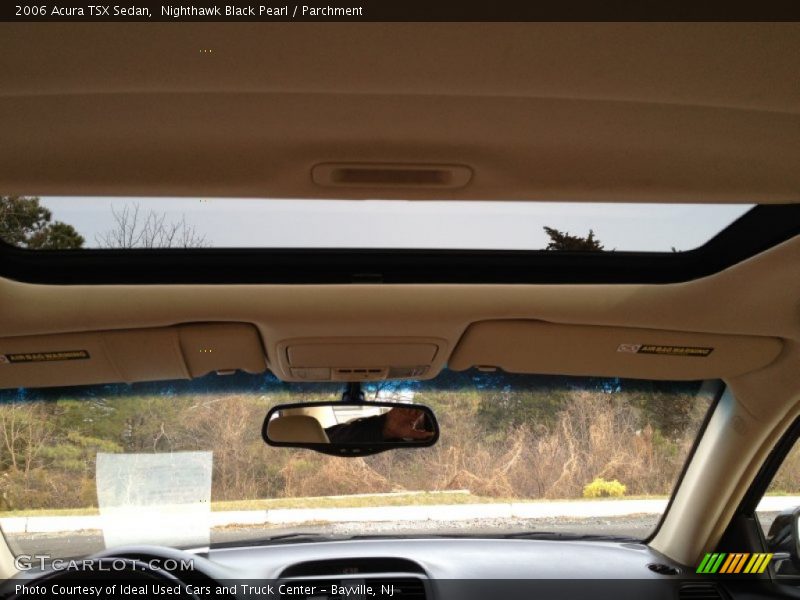 Nighthawk Black Pearl / Parchment 2006 Acura TSX Sedan