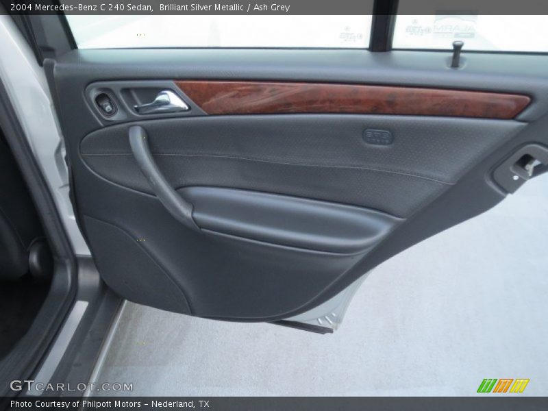 Brilliant Silver Metallic / Ash Grey 2004 Mercedes-Benz C 240 Sedan