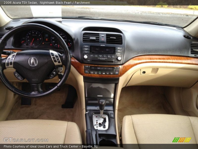 Nighthawk Black Pearl / Parchment 2006 Acura TSX Sedan