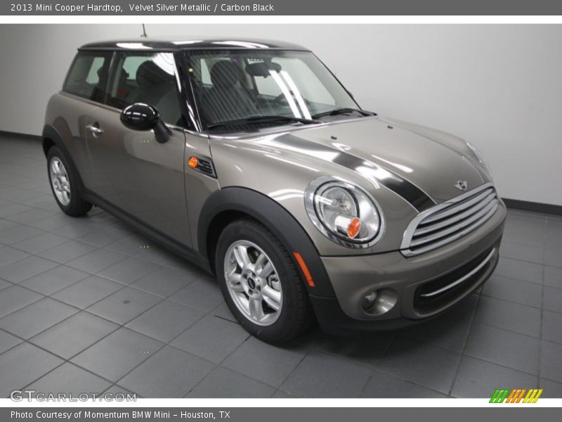 Velvet Silver Metallic / Carbon Black 2013 Mini Cooper Hardtop