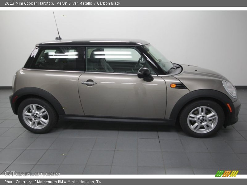 Velvet Silver Metallic / Carbon Black 2013 Mini Cooper Hardtop