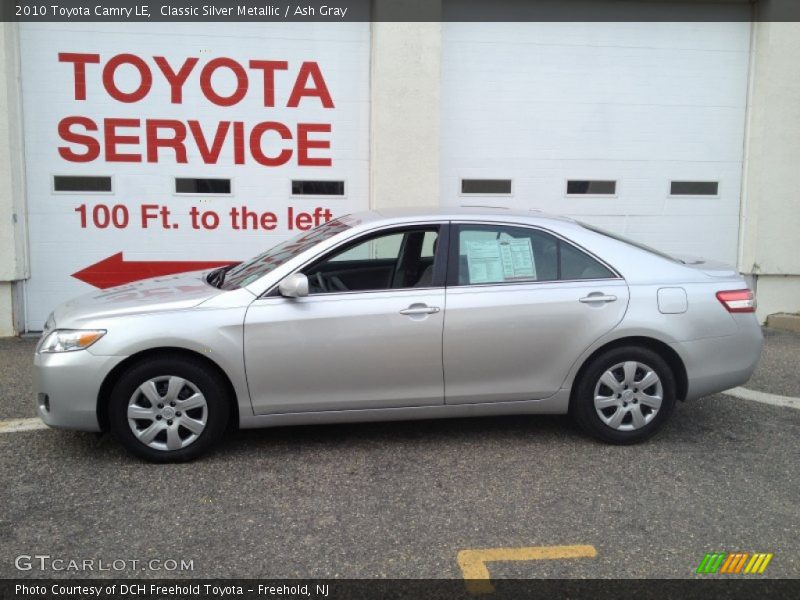 Classic Silver Metallic / Ash Gray 2010 Toyota Camry LE