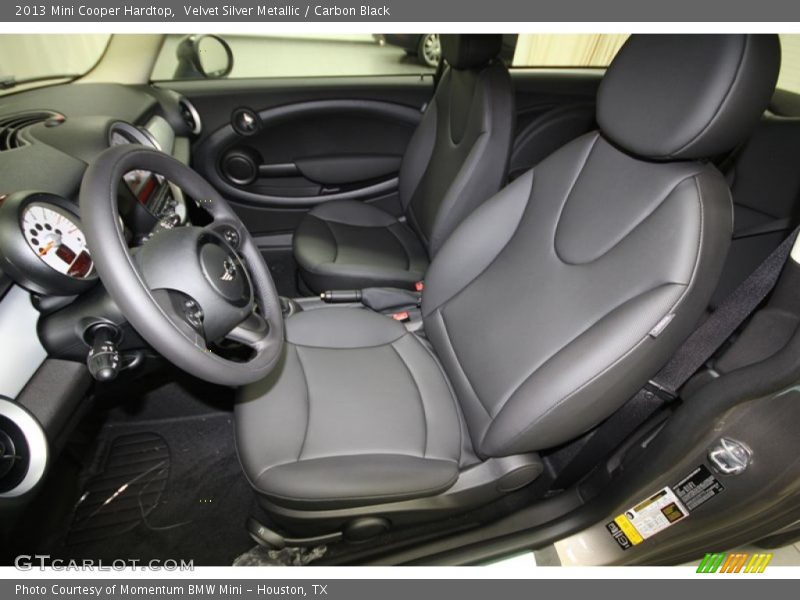 Velvet Silver Metallic / Carbon Black 2013 Mini Cooper Hardtop