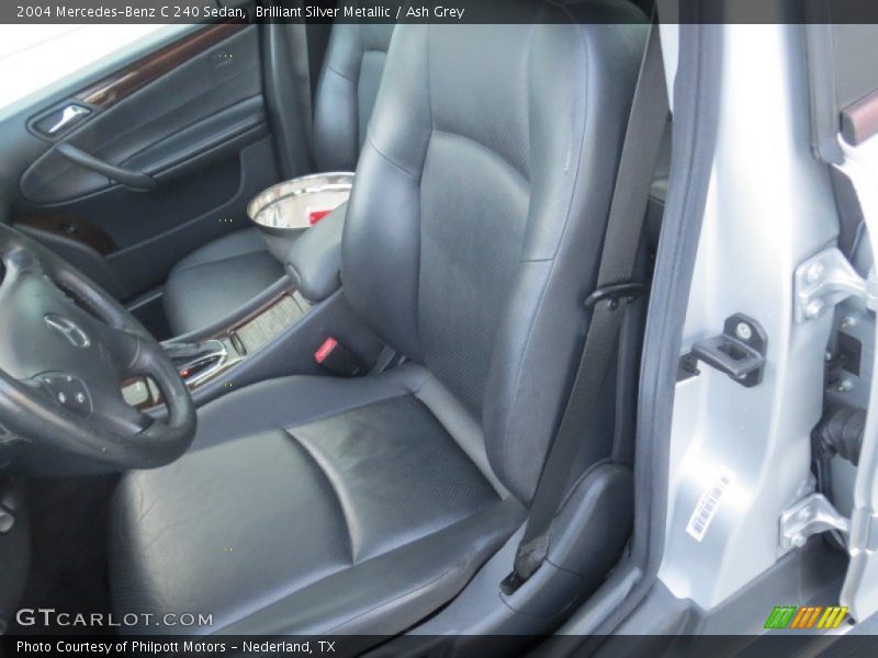 Brilliant Silver Metallic / Ash Grey 2004 Mercedes-Benz C 240 Sedan
