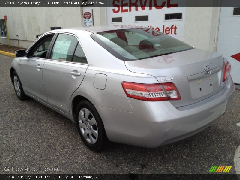 Classic Silver Metallic / Ash Gray 2010 Toyota Camry LE