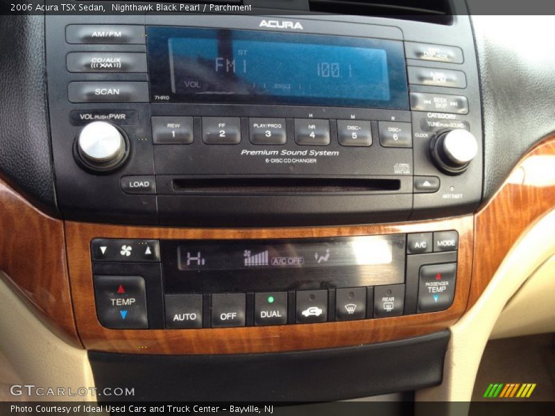 Nighthawk Black Pearl / Parchment 2006 Acura TSX Sedan