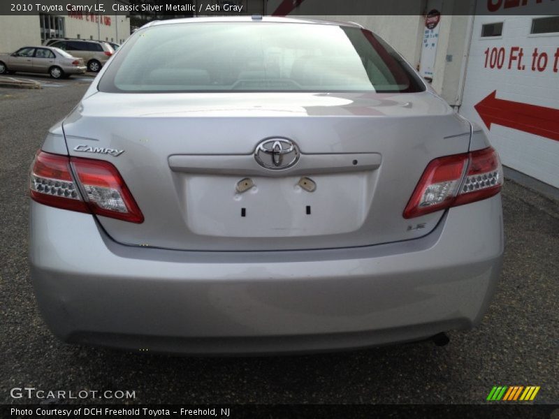 Classic Silver Metallic / Ash Gray 2010 Toyota Camry LE