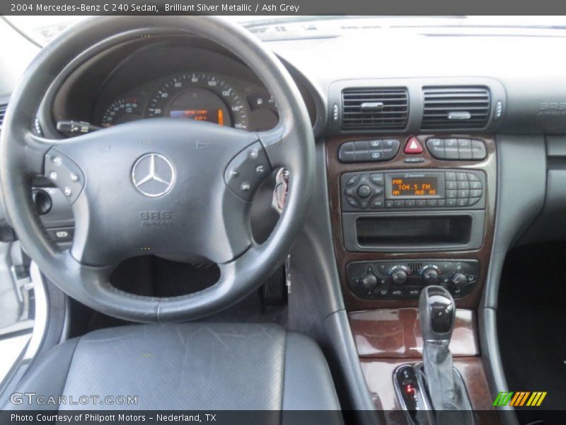 Brilliant Silver Metallic / Ash Grey 2004 Mercedes-Benz C 240 Sedan