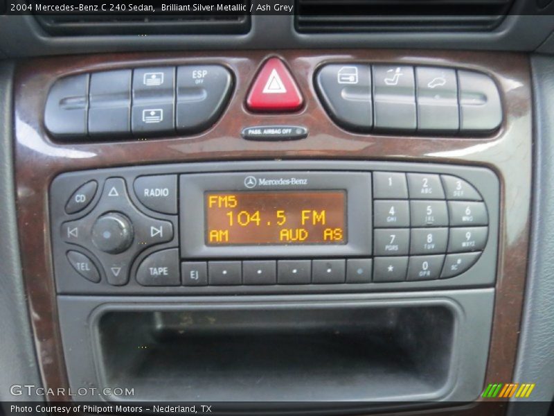 Brilliant Silver Metallic / Ash Grey 2004 Mercedes-Benz C 240 Sedan