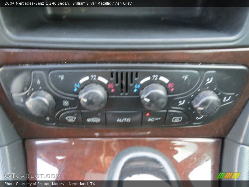 Brilliant Silver Metallic / Ash Grey 2004 Mercedes-Benz C 240 Sedan