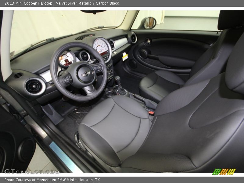 Velvet Silver Metallic / Carbon Black 2013 Mini Cooper Hardtop