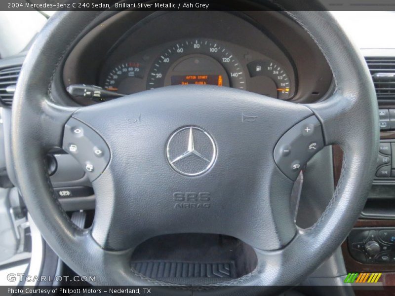 Brilliant Silver Metallic / Ash Grey 2004 Mercedes-Benz C 240 Sedan