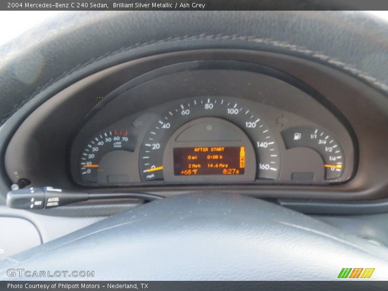 Brilliant Silver Metallic / Ash Grey 2004 Mercedes-Benz C 240 Sedan