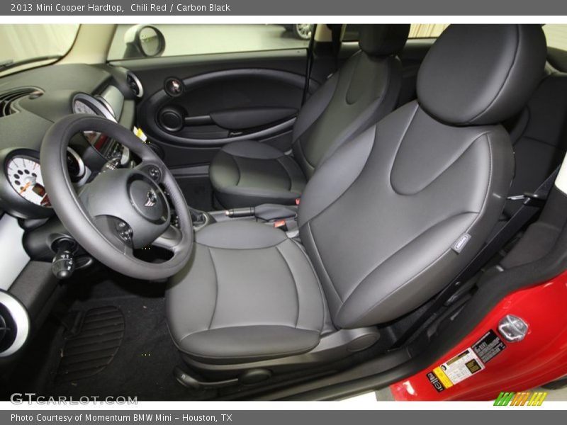 Chili Red / Carbon Black 2013 Mini Cooper Hardtop