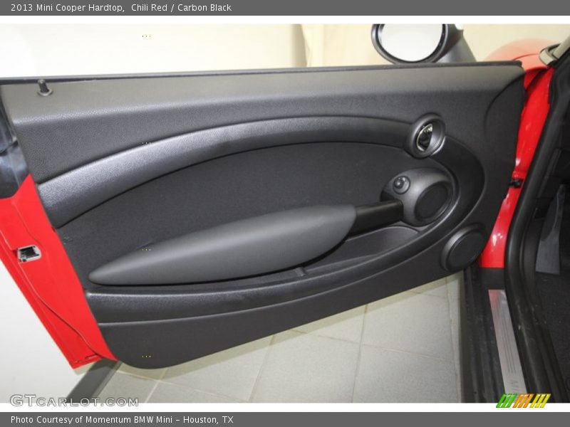 Chili Red / Carbon Black 2013 Mini Cooper Hardtop