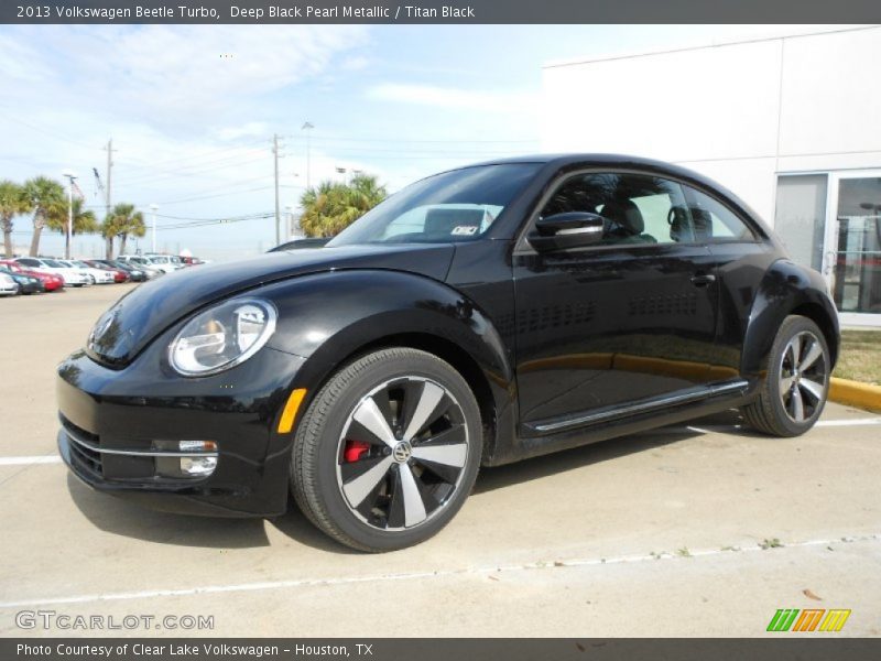 Deep Black Pearl Metallic / Titan Black 2013 Volkswagen Beetle Turbo