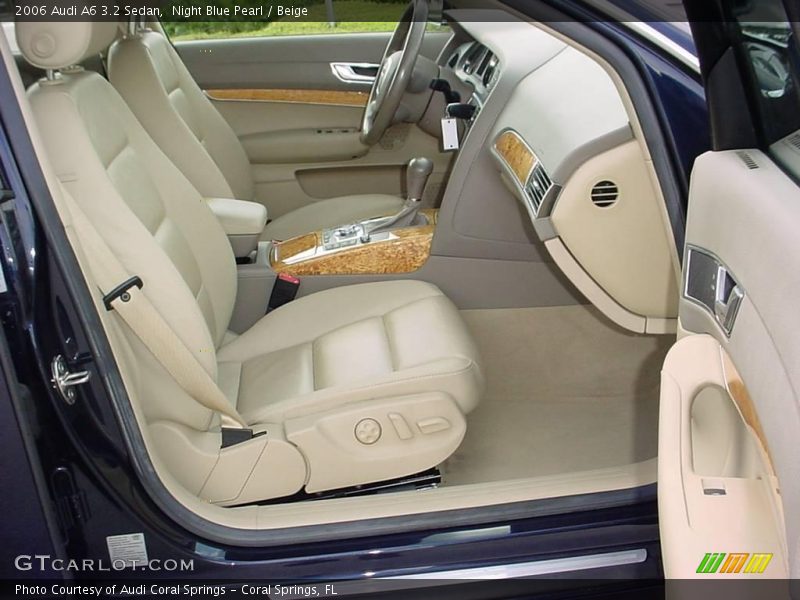 Night Blue Pearl / Beige 2006 Audi A6 3.2 Sedan