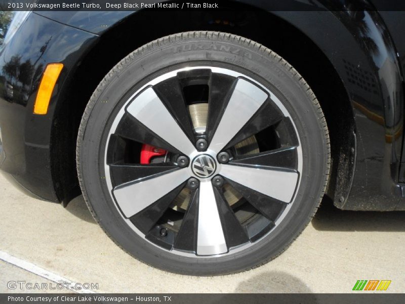 Deep Black Pearl Metallic / Titan Black 2013 Volkswagen Beetle Turbo