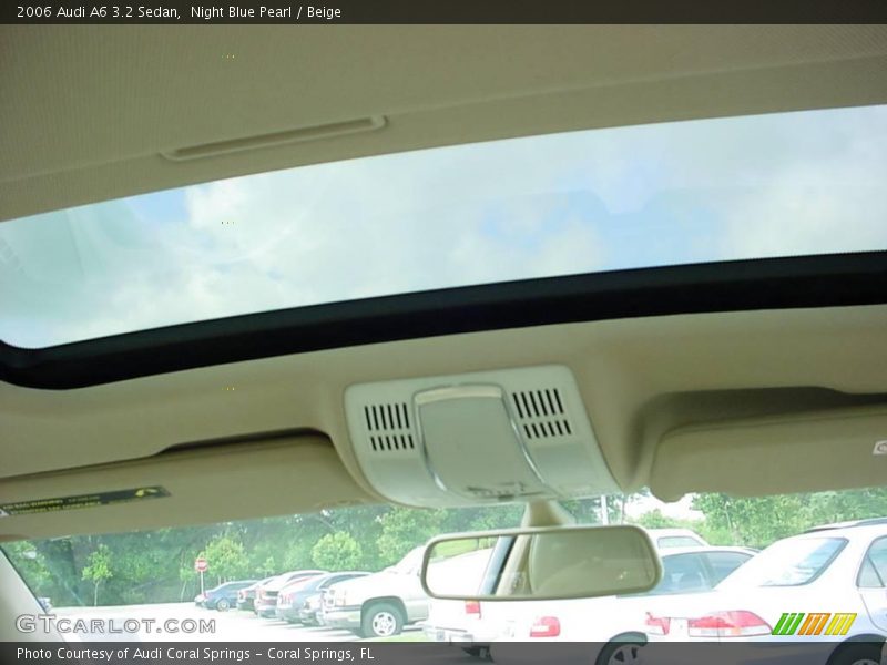 Night Blue Pearl / Beige 2006 Audi A6 3.2 Sedan