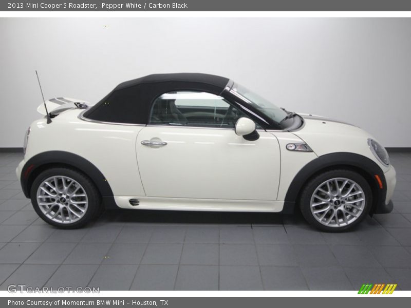 Pepper White / Carbon Black 2013 Mini Cooper S Roadster