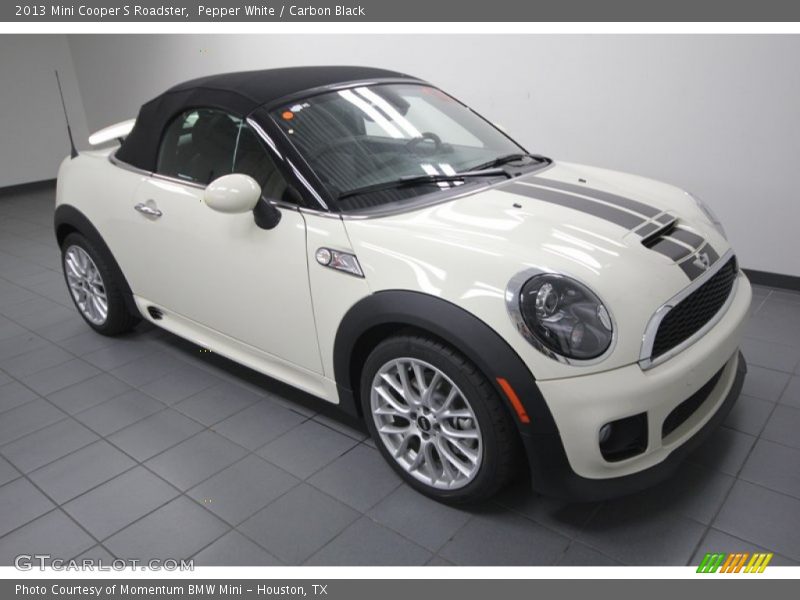 Pepper White / Carbon Black 2013 Mini Cooper S Roadster