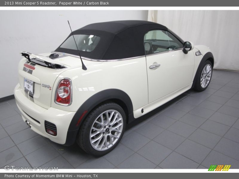 Pepper White / Carbon Black 2013 Mini Cooper S Roadster