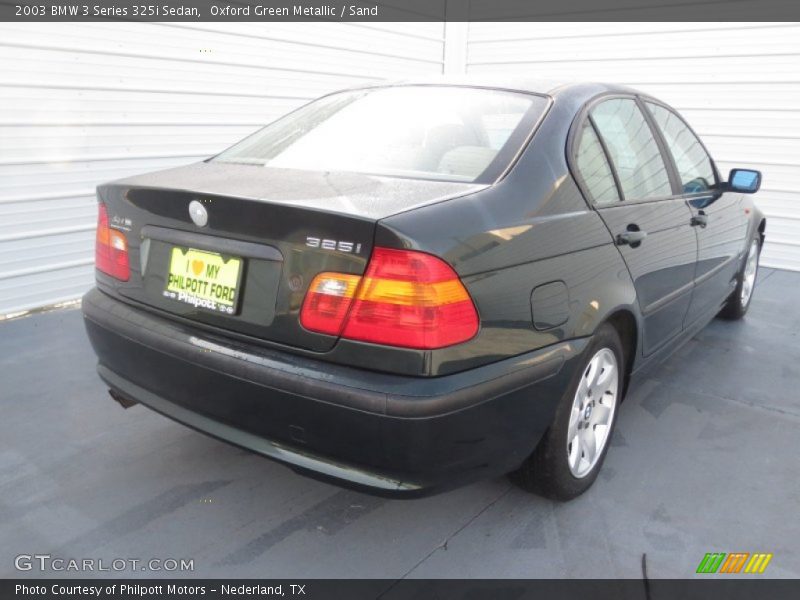 Oxford Green Metallic / Sand 2003 BMW 3 Series 325i Sedan