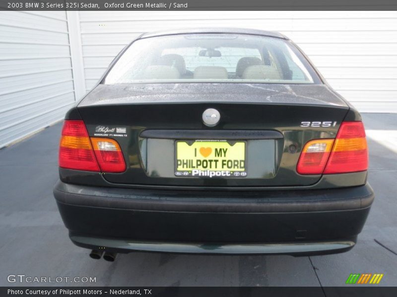 Oxford Green Metallic / Sand 2003 BMW 3 Series 325i Sedan